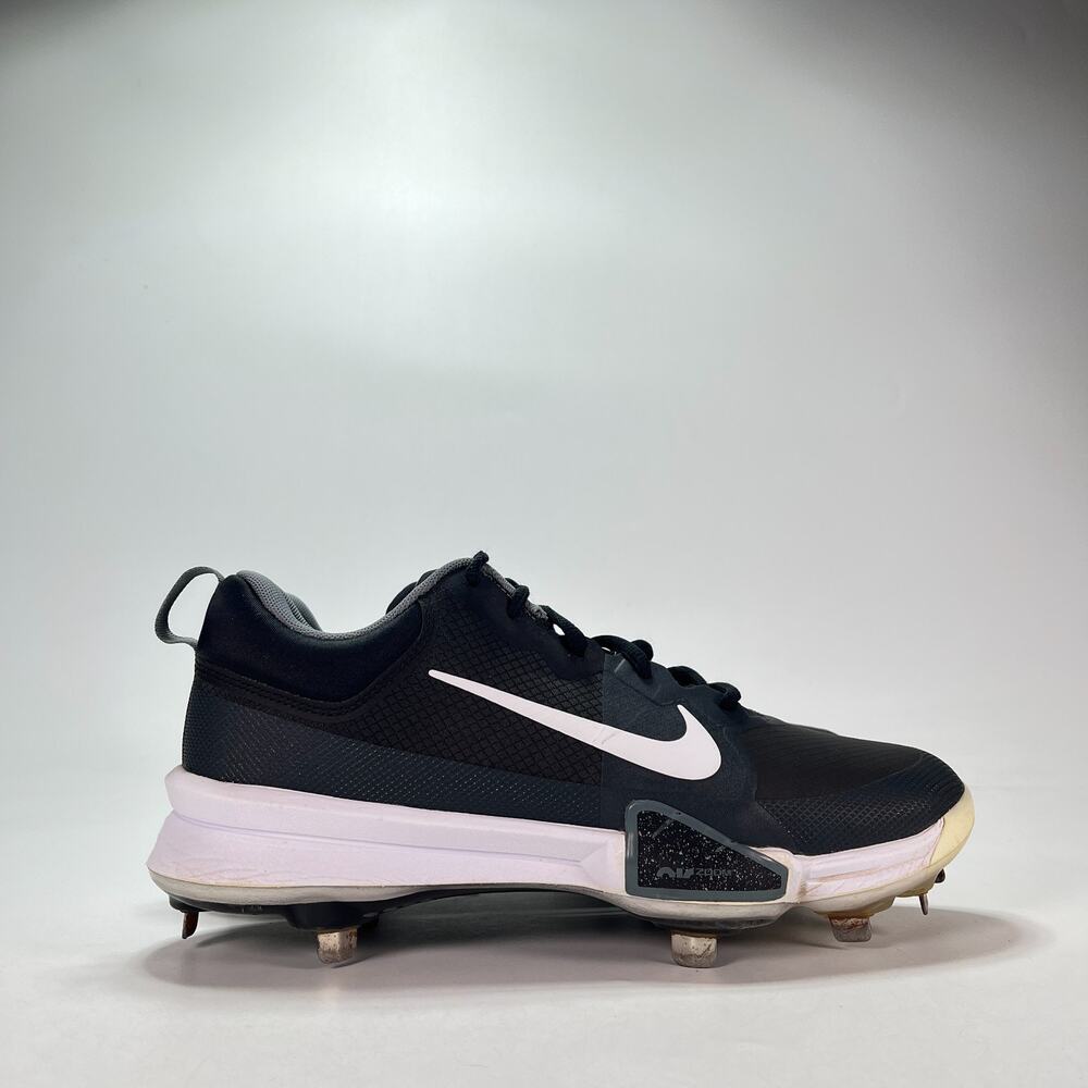 Nike Force Zoom Trout 9 Pro Black Metal Baseball Cleats FB2907 001 Men's Sz 9.5